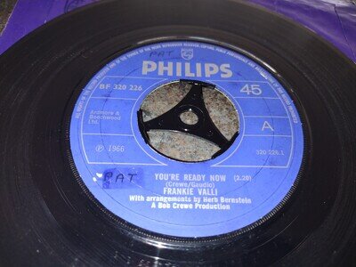 FRANKIE VALLI - YOU'RE READY NOW - PHILIPS - UK - SOUL - BF 320 226 - 1970