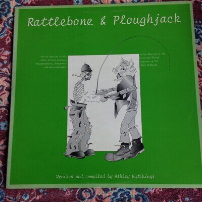 ASHLEY HUTCHINGS - RATTLEBONE & PLOUGHJACK - UK ISLAND RECORDS 1976 - FOLK VINYL