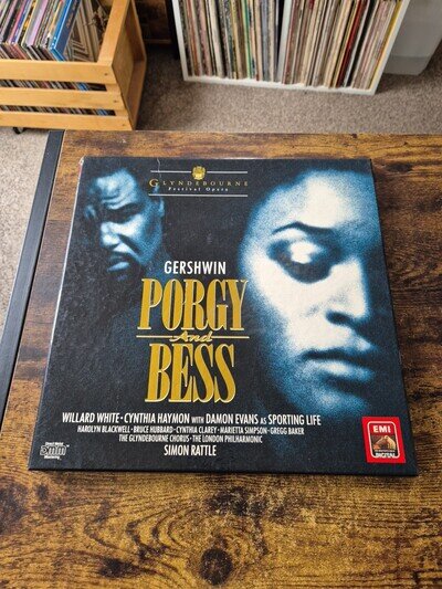 George Gershwin - Porgy And Bess - Simon Rattle - 3 LP - Box Set - Europe - 1989