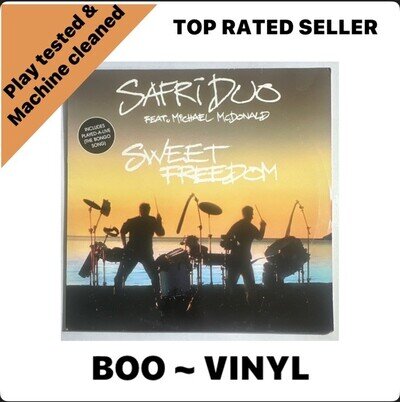 Safri Duo ft Michael McDonald - Sweet Freedom (Serious Records, 2002) 12" Record