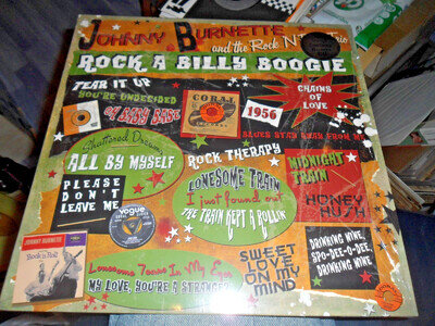 Johnny Burnette and the Rock N Roll Trio Rock A Billy Boogie RED VINYL ALBUM