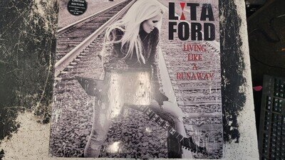 RARE Lita Ford Vinyl Living Like a Runaway Limited Edition Red Colored w CD 2 LP