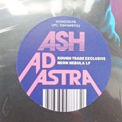 Ash Ad Astra Neon Nebula vinyl. Rough Trade Exclusive! Sealed and Mint.