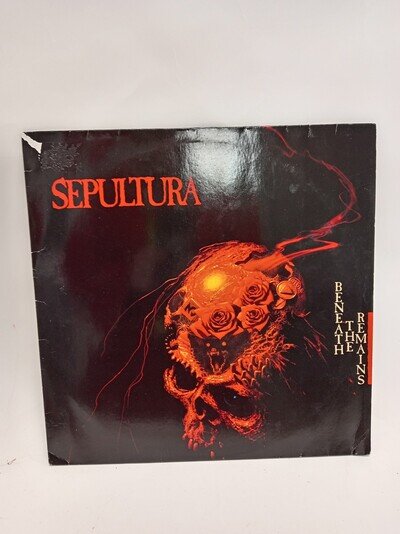 Sepultura Beneath the Remains Vinyl LP 1989 Roadracer Records RO 9511