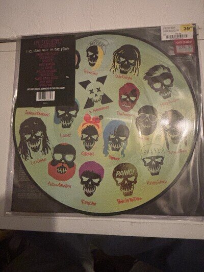 SUICIDE SQUAD The Album 2LP 2016 PICTURE DISCS Lil Wayne COLORED VINYL 21 Pilots