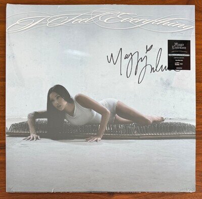 Maggie Lindemann I Feel Everything LP Signed D2C Cloud White Vinyl Brand New