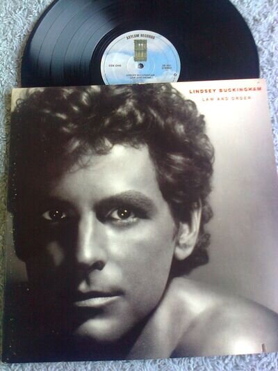 LINDSEY BUCKINGHAM LP LAW AND ORDER 1981 11 TRACKS GATEFOLD SLEEVE
