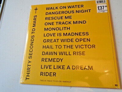 THIRTY SECONDS TO MARS America new mint sealed vinyl LP 2018