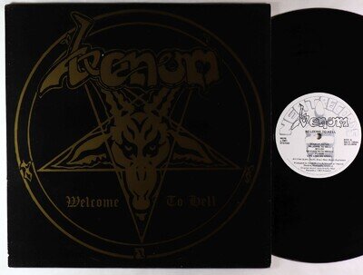 Venom - Welcome To Hell LP - Neat UK VG+