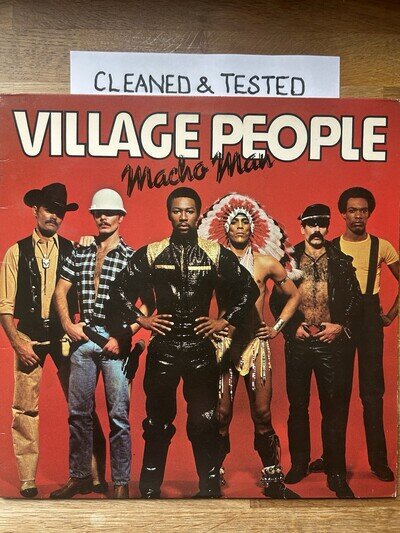 Village People- Macho Man 12” Vinyl Album DJM RECORDS DJF20538 1978