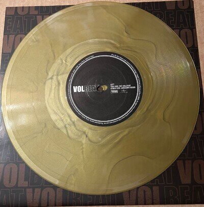 Volbeat Doc Holliday - Gold 10” Vinyl - Limited Edition. NEVER PLAYED.