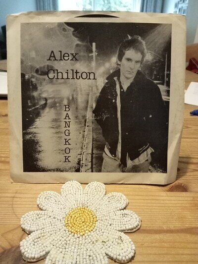 Alex Chilton - Bangkok, 7" vinyl single U.S.A. 1978 (1250) Vg+/G Pop Rock