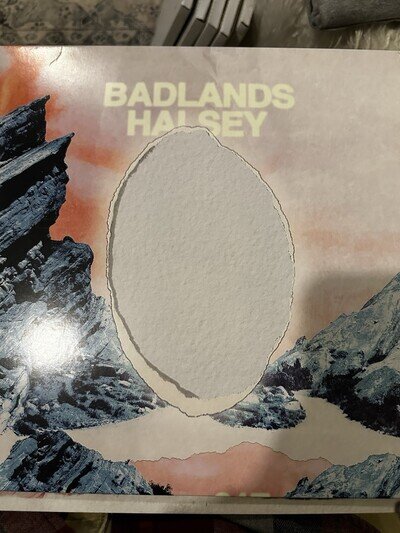 HALSEY BADLANDS 2015 UO AQUA VINYL LP RECORD URBAN OUTFITTERS RARE 5000 COPIES! 