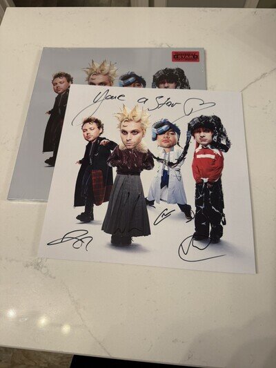 5 Seconds Of Summer Everybody’s A Star Vinyl + Signed personalised hand written