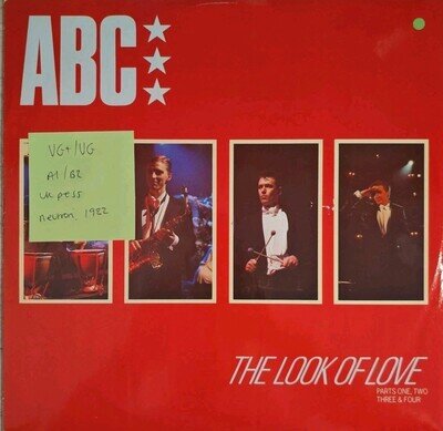 ABC The Look Of Love Vinyl Record VG+/VG NTX 103 1982