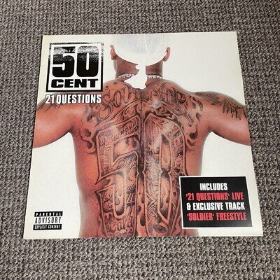 50 Cent – 21 Questions 12" Single Vinyl Record FIRST UK Pressing 2003