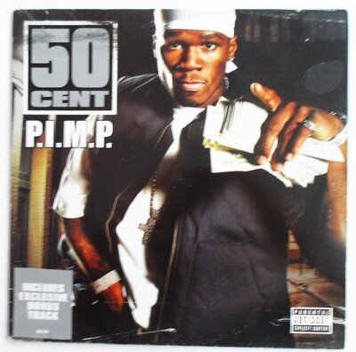 50 CENT - P.I.M.P. 12" VINYL SINGLE 2003 SHADY/AFTERMATH 9812334 *VG+/G*