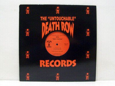 2PAC - thug nature 12" GANGSTA RAP rare DEATH ROW PROMO unplayed NM!
