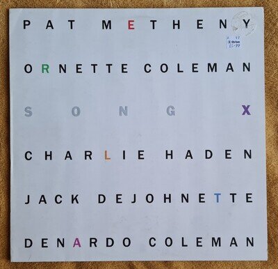 Pat Metheny / Ornette Coleman - Song X - 1986 Vinyl LP EX/NM - cleaned