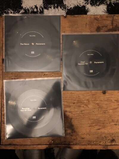 Paramore Flexi Discs - This Is Why Singles x3