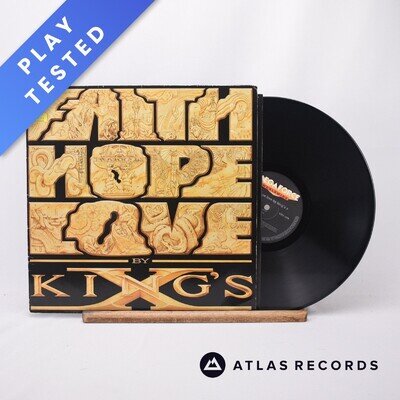 King's X Faith Hope Love 1-A 1-B LP Album Vinyl Record 7567-82145-1 - EX/EX