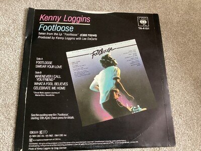 Kenny Loggins - Footloose 12" Vinyl Single (1984 TA4104)
