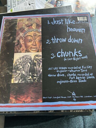 Dinosaur Jr Just Like Heaven 12" Vinyl EP, Etched, VG+/VG+ Condition