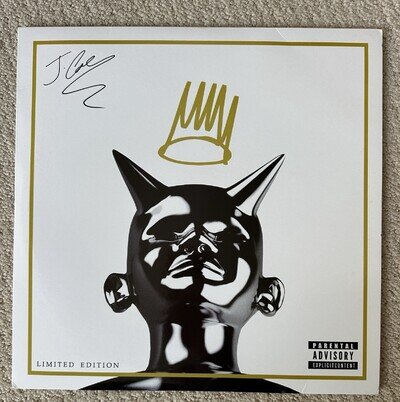J. Cole Born Sinner Vinyl Limited Edition SIGNED LP 2013 Marble 2xLPs NM/NM RARE