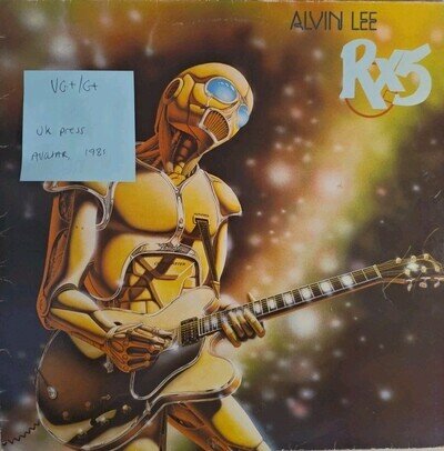 Alvin Lee RX5 Vinyl Record VG+/G+ AALP5006 1981