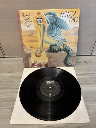 Amanda Lear _ Never Trust A Pretty Face LP Vinyl 1979 VG+