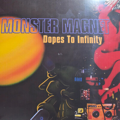 Monster Magnet Dopes To Infinity 2LP COLOURED VINYL RECORD - ILLUSTRATED SIDE D