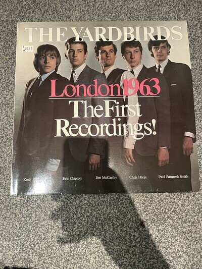 THE YARDBIRDS London 1963 The First Recordings! LP 1981 SPANISH PRESSING Clapton
