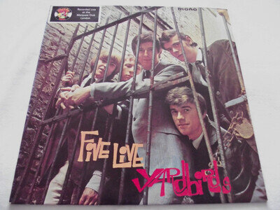 THE YARDBIRDS ~ FIVE LIVE YARDBIRDS ** 1979 UK Reissue CHARLY LP