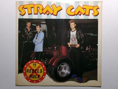 STRAY CATS REBELS RULE ARISTA SCAT 127 BRIAN SETZER ROCKABILLY