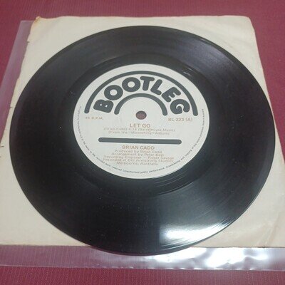 Brian Cadd ORIG OZ 45 Let go NM ’74 Bootleg BL223 Pop Rock Axiom