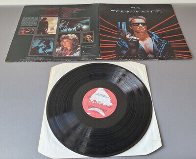 BRAD FRIEDEL Soundtrack gatefold Vinyl LP The Terminator (1986 Enigma Europe)