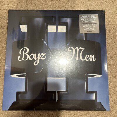 Boyz II Men-II-Limited Edition Silver Vinyl Record 2 LP - New Sealed