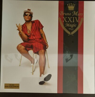 Bruno Mars 24K Magic Vinyl Includes Digital Download New & Sealed