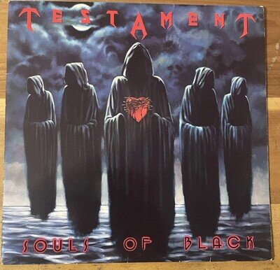Testament - Souls of Black 1990 LP Original Vinyl 1A/1B EX Signed/Autographed
