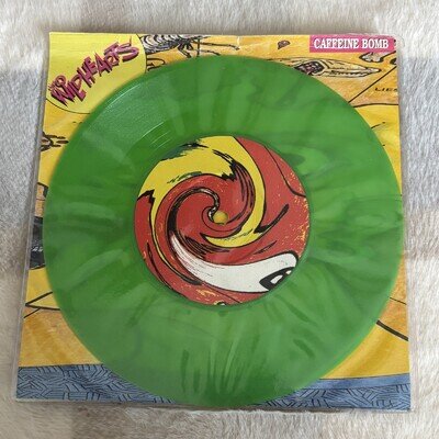THE WILDHEARTS - Caffeine Bomb - GREEN VINYL 7” Single - 1994 EastWest