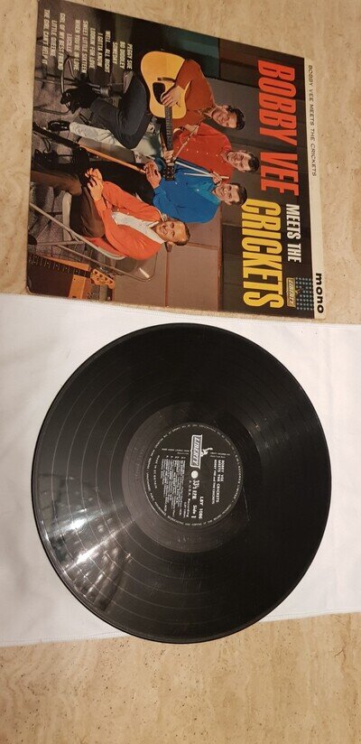 bobby vee meets the crockets mono lp vinyl record album