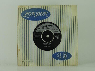 BOBBY VEE BASHFUL BOB (65) 2 Track 7" Single including Company Sleeve LONDON REC