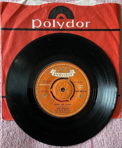 Udo Jürgens – Jenny Oh Jenny 7" Single (UK) Polydor NH 66819