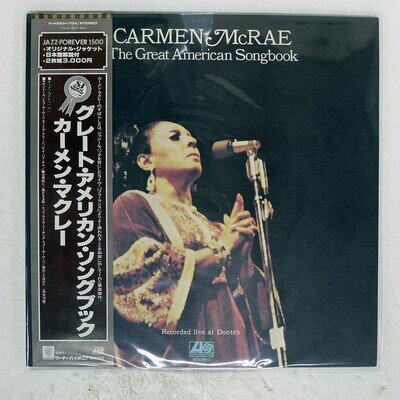 CARMEN MCRAE GREAT AMERICAN SONGBOOK ATLANTIC P4569A Japan OBI VINYL 2LP