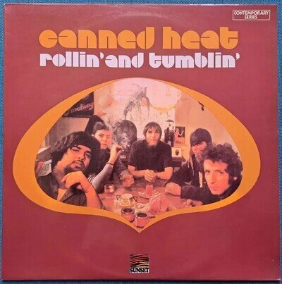 CANNED HEAT - ROLLIN' & TUMBLIN' - 12" VINYL LP ALBUM RECORD NEAR MINT