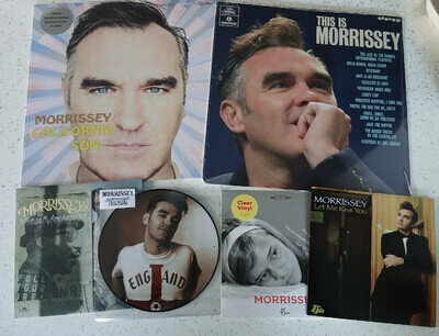 Morrissey Vinyl Collection 2 x LPs, 4 x 7"s. This Is Morrissey, California Son