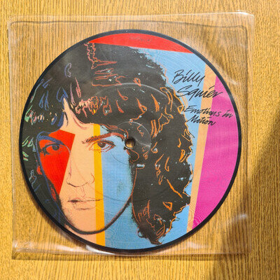Billy Squier Emotions In Motion 7" Picture Disc (Play Tested)