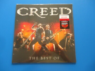 The Best of Creed LP (20) NEW Shrink Wrap Tear Red Smoke Vinyl
