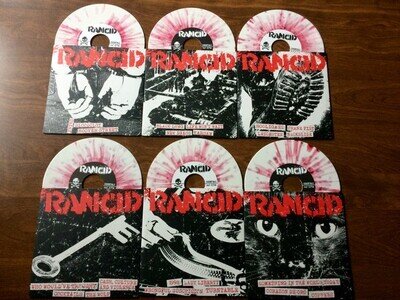 Rancid - Life Won't Wait (6x7", LTD WHITE VINYL) MINT RARE Ska Punk