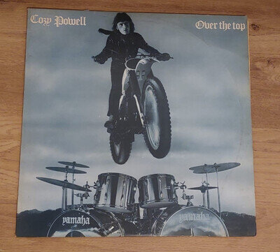 Cozy Powell: Over The Top (1979 album, Ariola ARL 5038, vinyl VG, sleeve fair)
